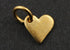 Gold Vermeil Over Sterling Silver Heart Charm -- VM/CH8/CR26